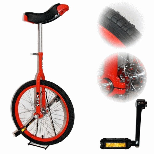 Indy 20 inch standard Trainer Unicycle - Red