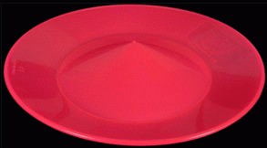 Thicker Spinning Plate - with stick ( circus toy ) Pink