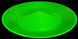 Thicker Spinning Plate - with stick ( circus toy ) Green
