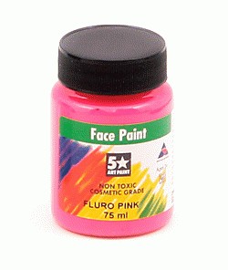 Face Paint Fluorescent 75ml UV Pink