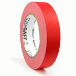 23m meter roll of 24mm hula hoop Pro Gaff tape - Red