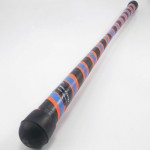 Devil Stick - tapered practice stick w/grips Blue Orange Black
