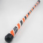 Devil Stick - tapered practice stick w/grips Orange Black White